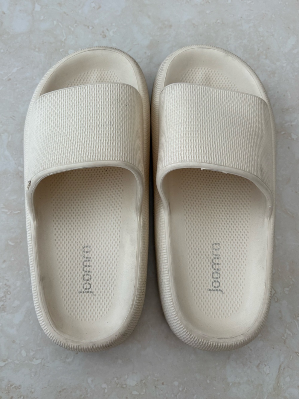 Joomra Soft Cream Slide Sandals
